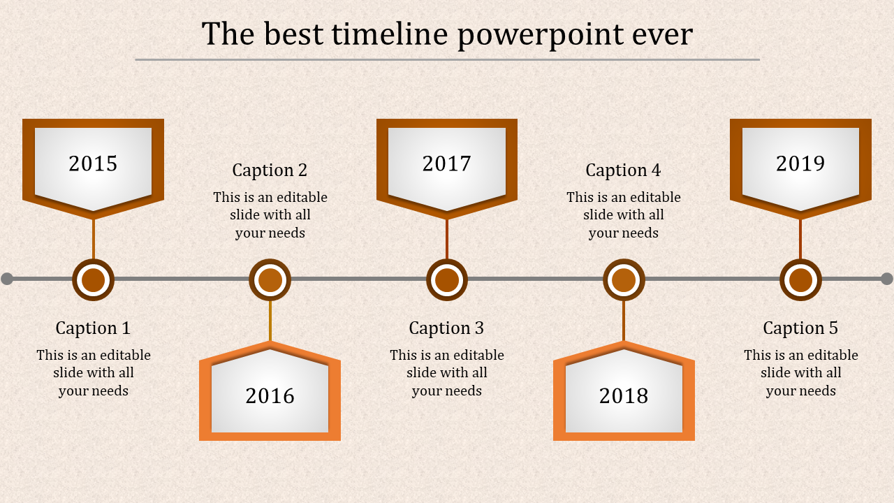 Exclusive Timeline PowerPoint Template and Google Slides